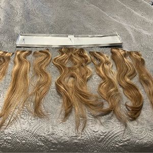 Hair extensions from the hair shop. 100% human hair